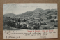 Preview: Ansichtskarte AK Gruss aus Tannach Orbey Elsass 1902 Straße Häuser Dorf Felder Umgebung Ortsansicht Frankreich France 68 Haut Rhin